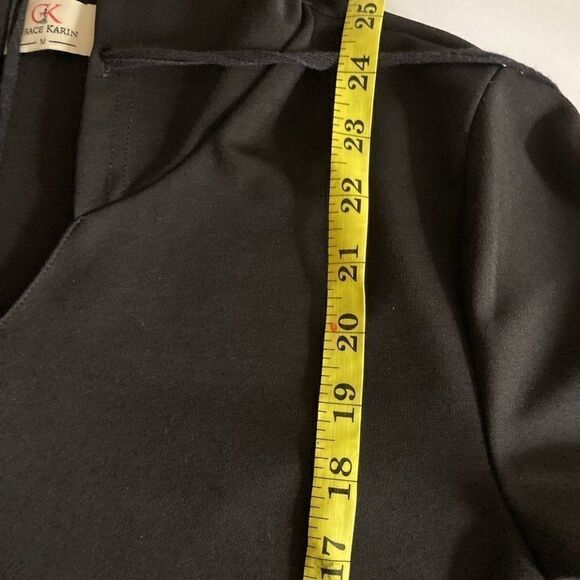 GRACE KARIN,Hooded Women’s Top, black, Sz M‎ - Picture 9 of 12